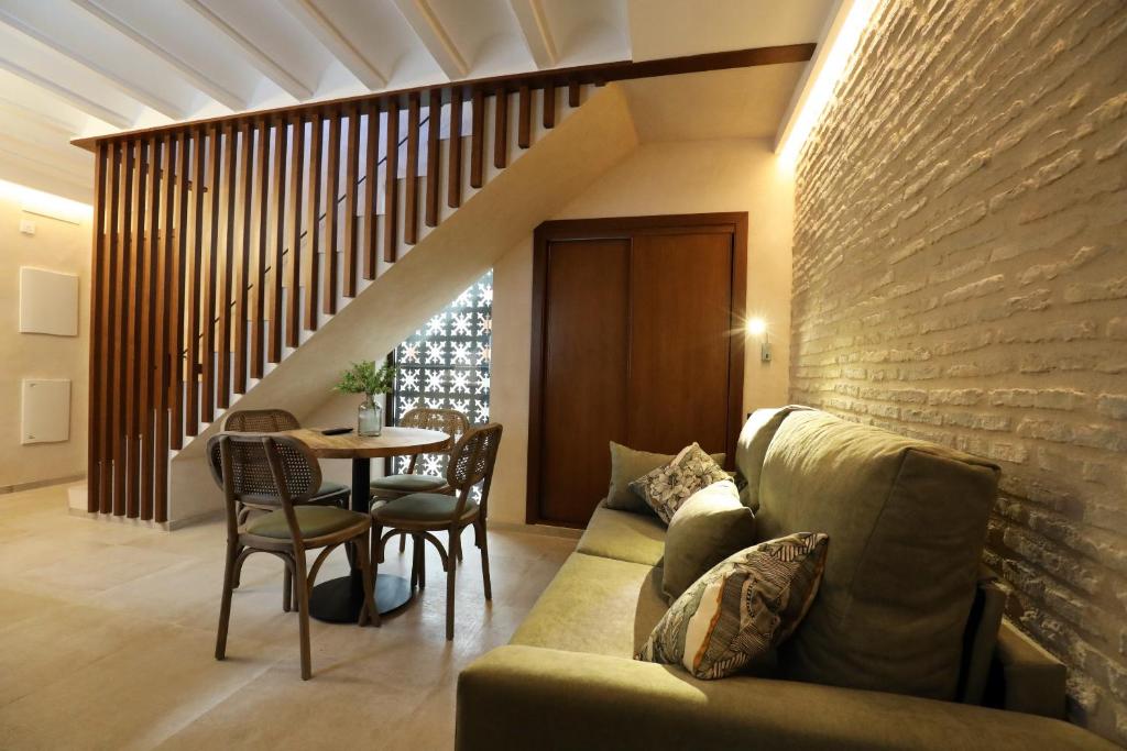 Posezení v ubytování Casa Señorial del Siglo XVIII