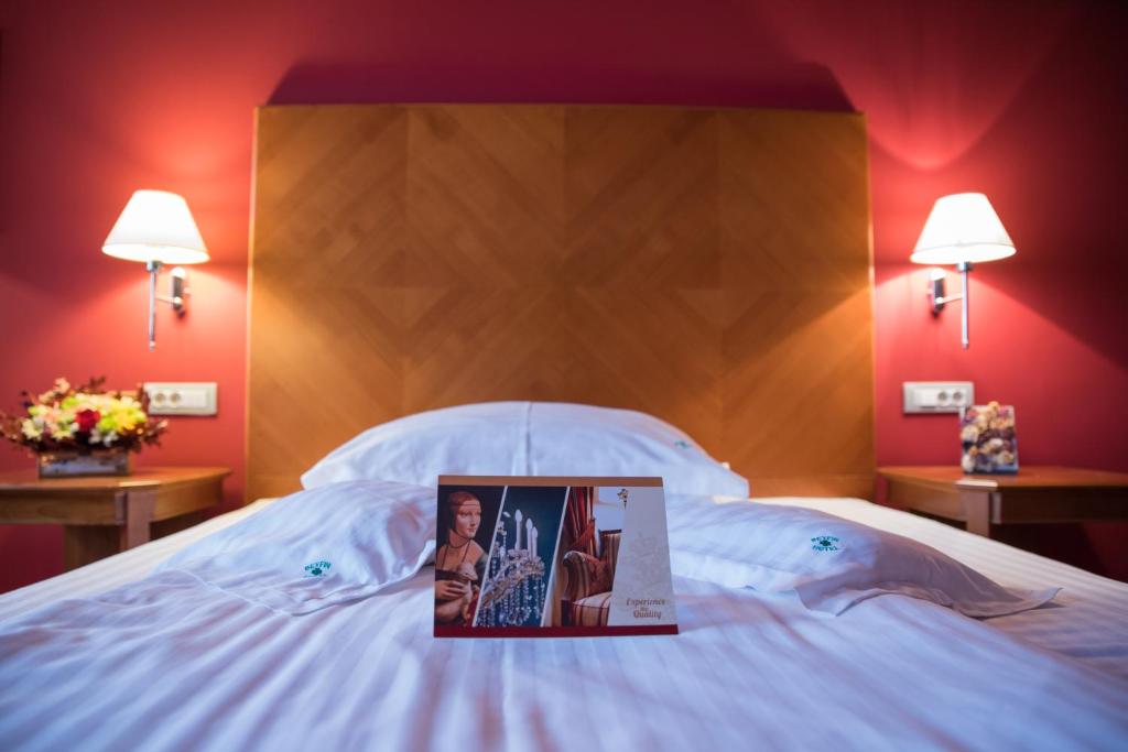 Postel nebo postele na pokoji v ubytování Hotel Beyfin