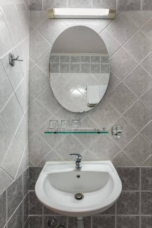 Koupelna v ubytování Dias Hotel Platamon