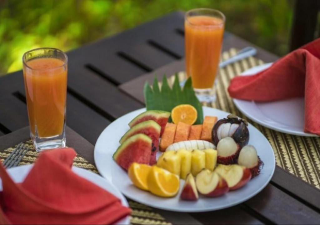 Eten bij of ergens in de buurt van het hotel

