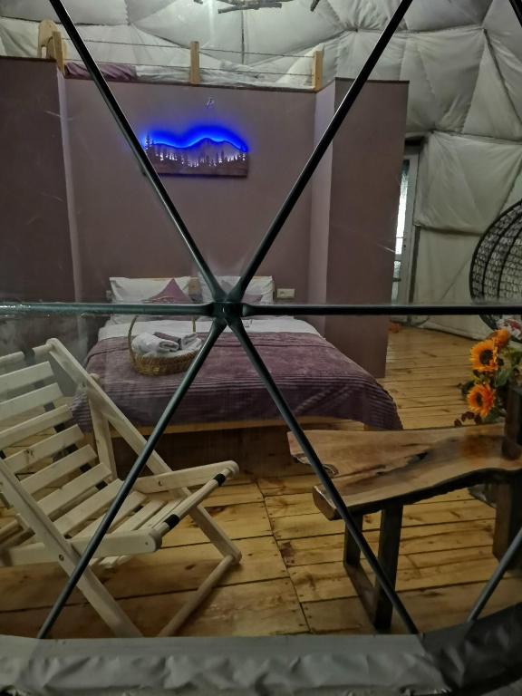 Postel nebo postele na pokoji v ubytování Glamping Park