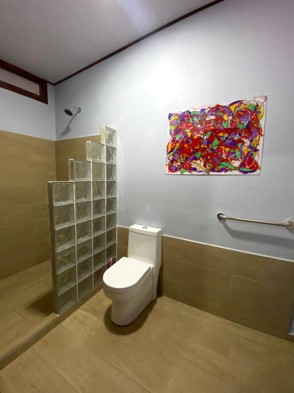 Koupelna v ubytování AmimodoBeachRooms