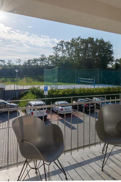 Balkón nebo terasa v ubytování Na Zeleném statku