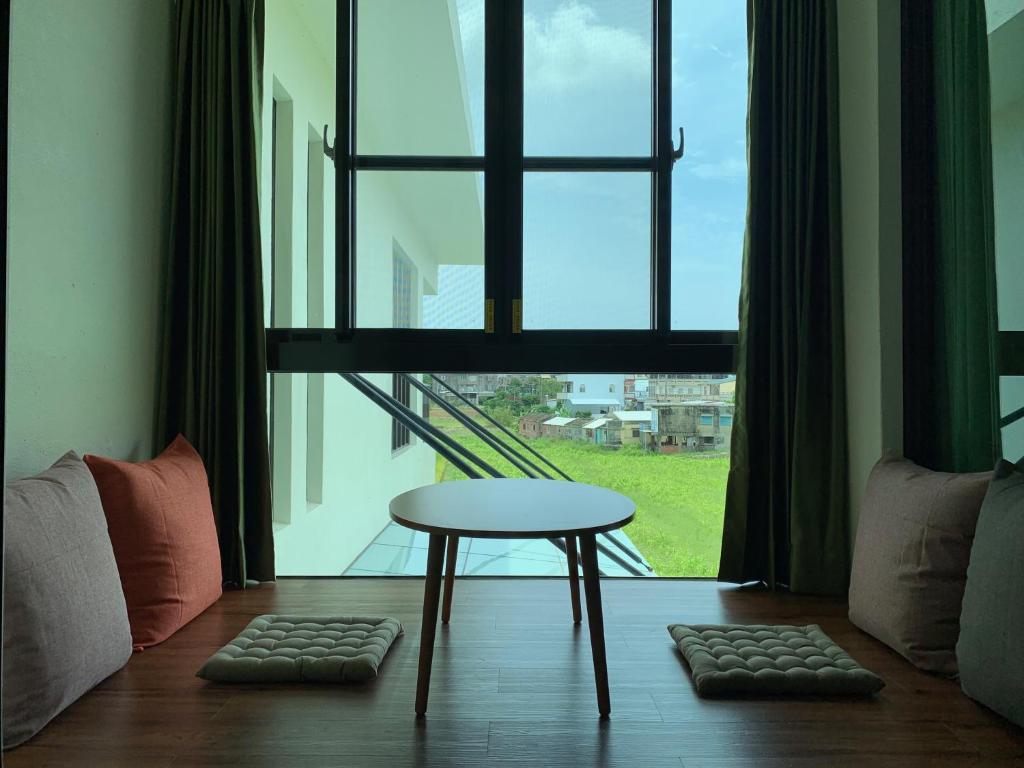 Posezení v ubytování Beras Manor Kenting