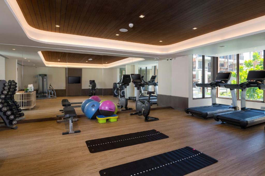 Fitness centrum a/nebo fitness zařízení v ubytování Mercure Samui Chaweng Tana