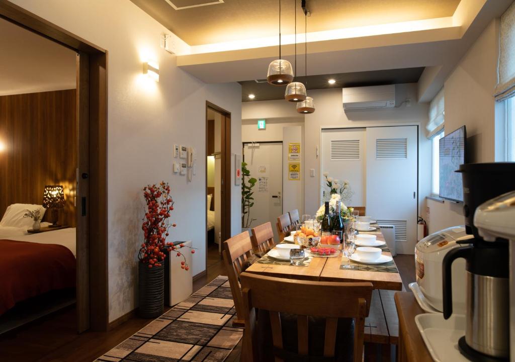 Posezení v ubytování Miidokoro House Hotel