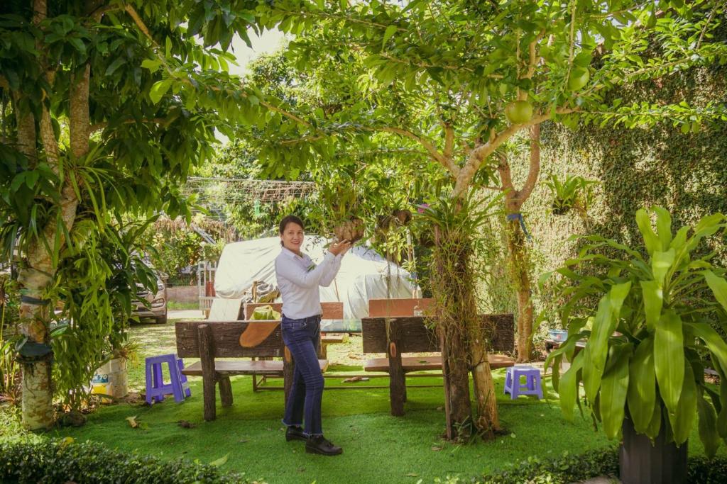 Zahrada ubytování Manh Duyen Garden Homestay