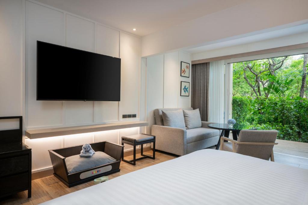 TV a/nebo společenská místnost v ubytování Hyatt Regency Hua Hin