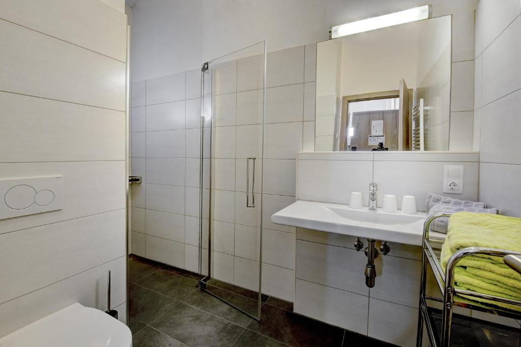 Koupelna v ubytování LoriVita Residenz Saalbach