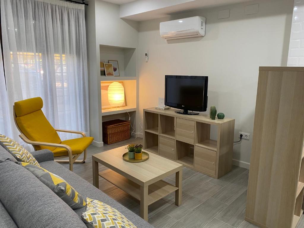 Televízia a/alebo spoločenská miestnosť v ubytovaní Loft céntrico 1 Córdoba