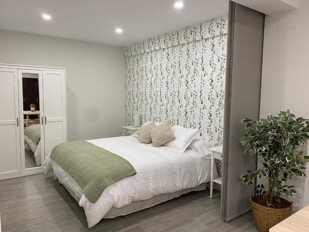 Posteľ alebo postele v izbe v ubytovaní Loft céntrico 1 Córdoba