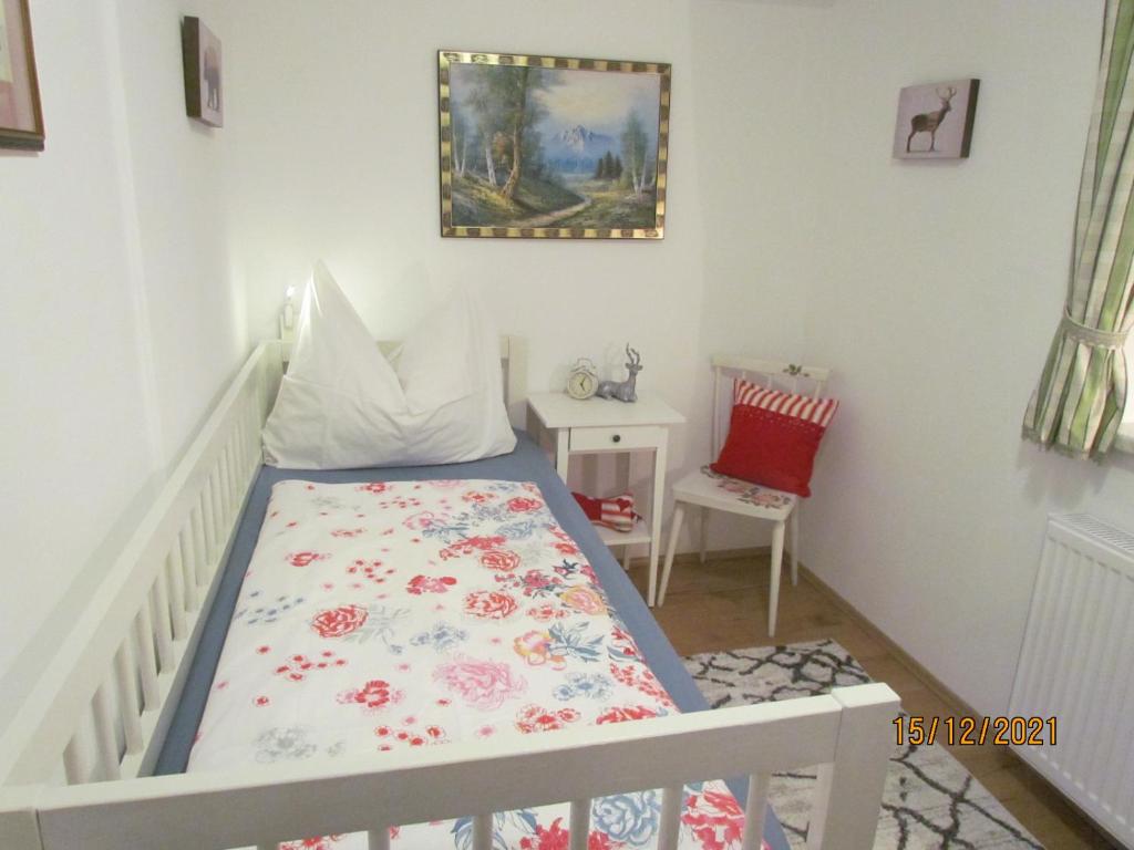 Postel nebo postele na pokoji v ubytování Haus Victoria