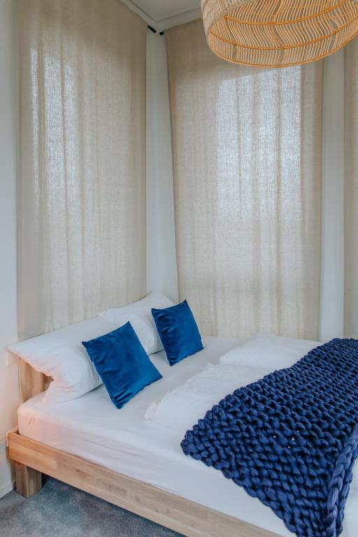 Postel nebo postele na pokoji v ubytování Village Turmzimmer