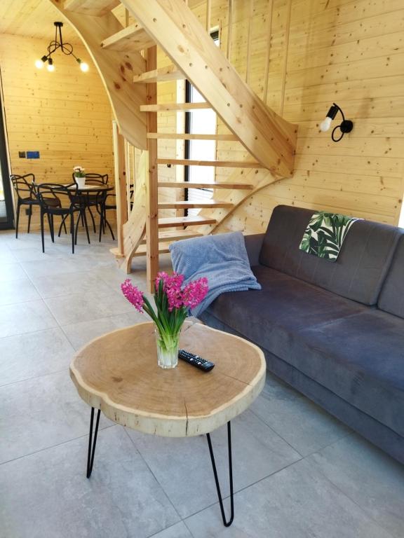 Posezení v ubytování Chatki wisla houses