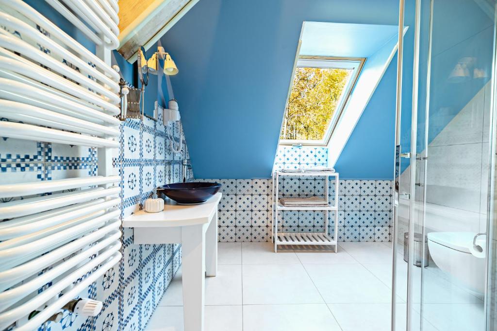 Kúpeľňa v ubytovaní Apartamenty Nad Wodą - Layla