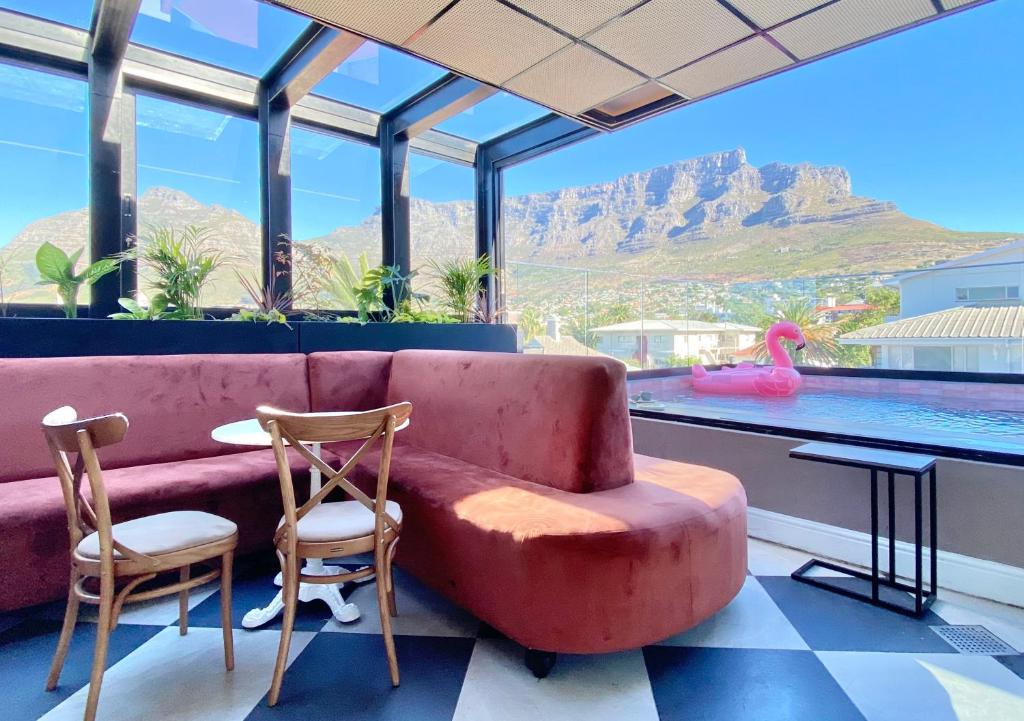 Cloud 9 Boutique Hotel terrace and dining area