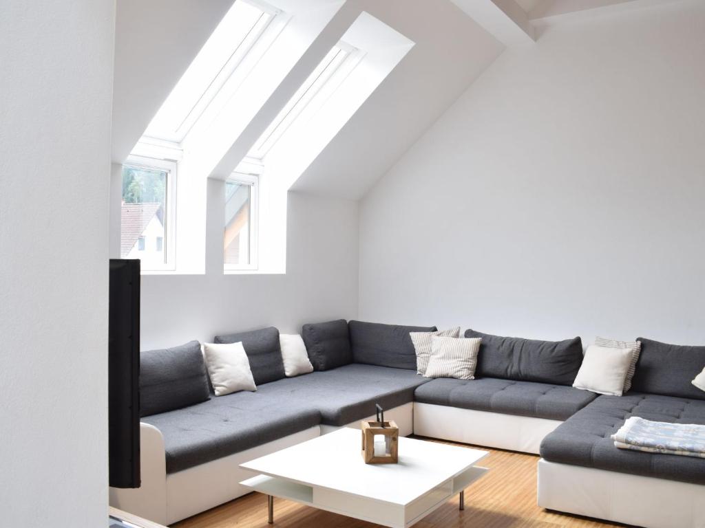 Posezení v ubytování Apartment Ligist by Interhome