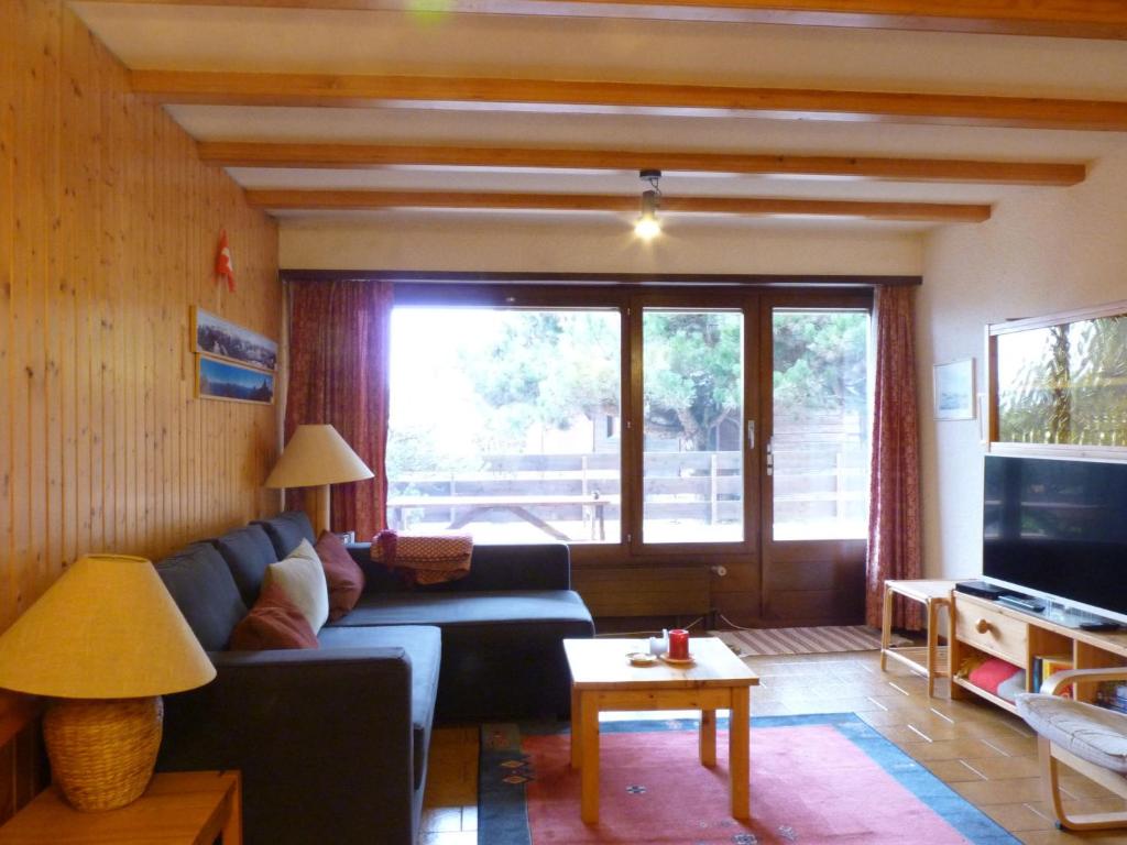 TV a/nebo společenská místnost v ubytování Apartment Centaure B RI 1 by Interhome