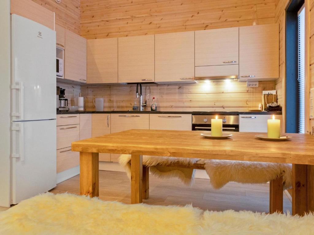 Kuchyň nebo kuchyňský kout v ubytování Holiday Home Villa viima by Interhome