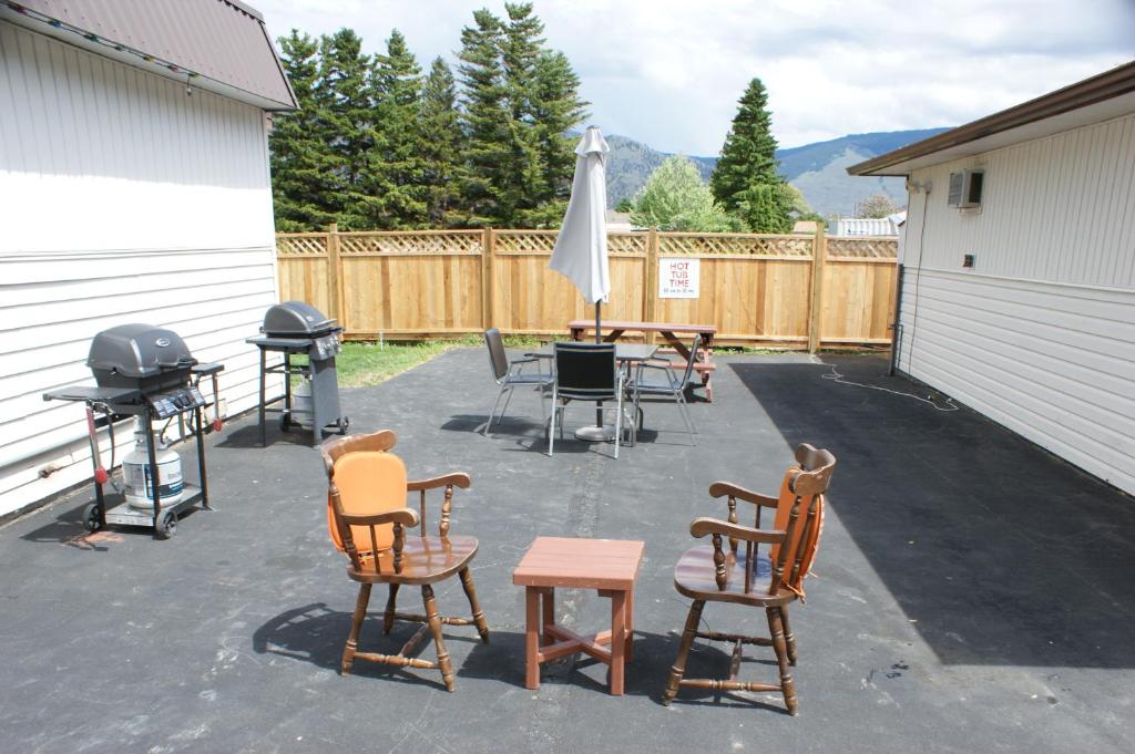 Patio nebo venkovní prostory v ubytování Elks Motel