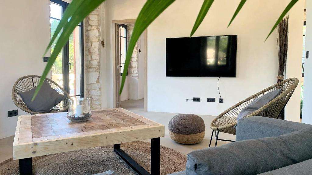 TV a/nebo společenská místnost v ubytování My Rent House Mallorca