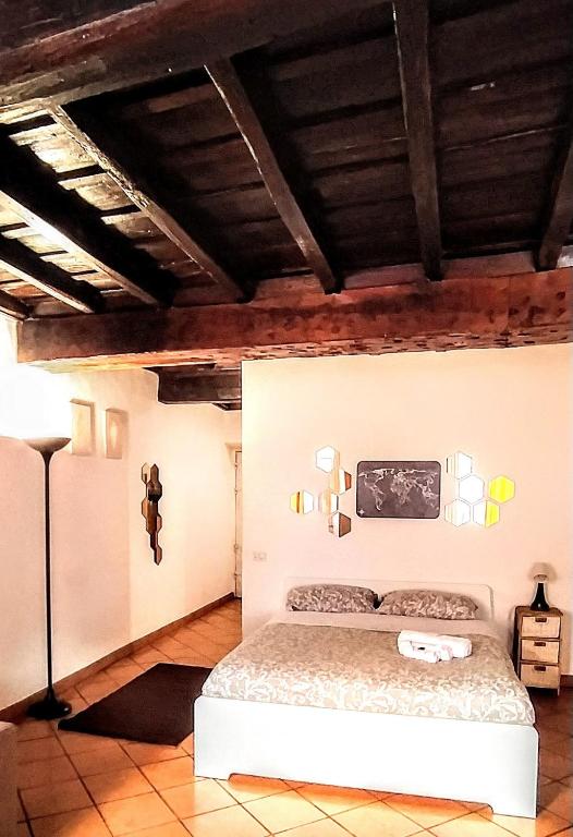 A bed or beds in a room at Sweet Home Panisperna