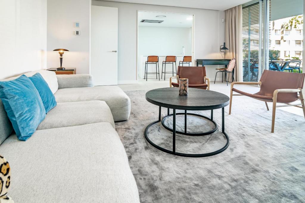 A seating area at TE- Luxury resort, front line beach, families only