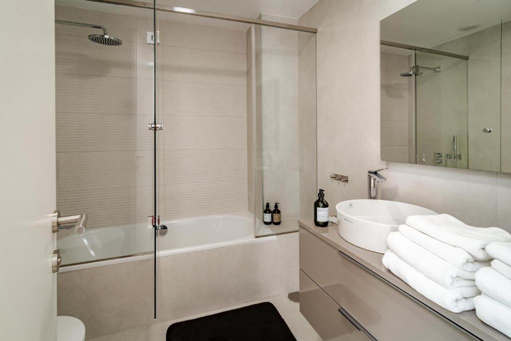 A bathroom at TE- Luxury resort, front line beach, families only