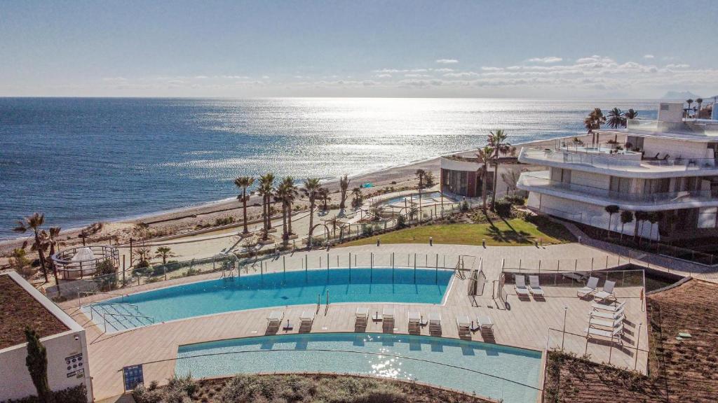 The swimming pool at or close to TE- Luxury resort, front line beach, families only