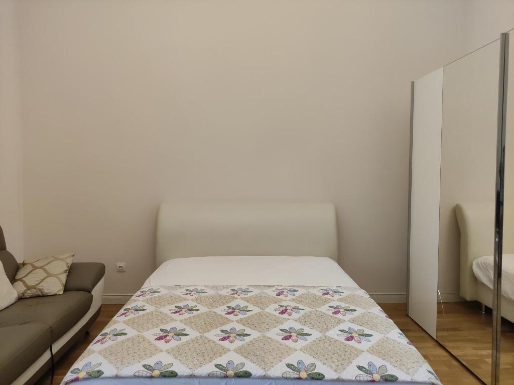 Posteľ alebo postele v izbe v ubytovaní Falk Miksa Apartment