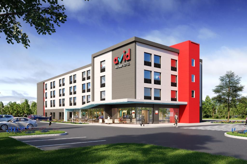 an architectural rendering of a hotel at avid hotels - Chicago O Hare - Des Plaines in Des Plaines