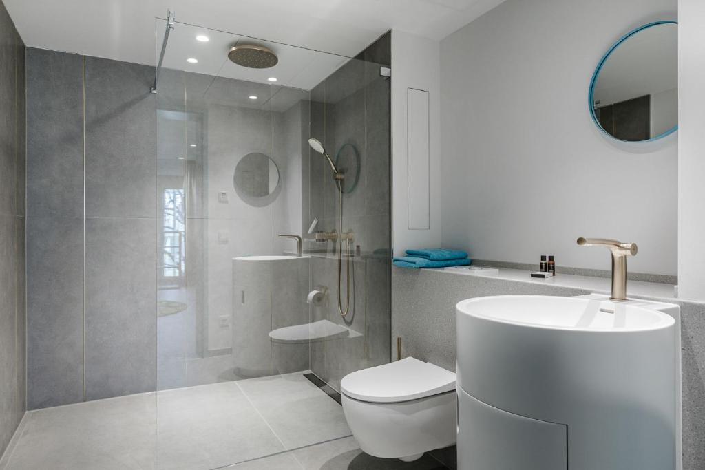 Koupelna v ubytování Brucklyn Suites