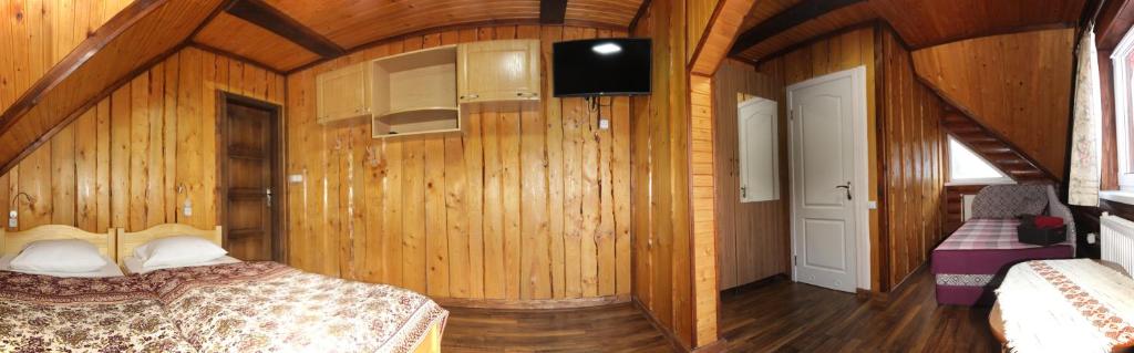 Postel nebo postele na pokoji v ubytování Fayniy Motel