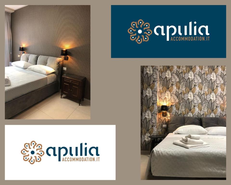 Postel nebo postele na pokoji v ubytování Dante 3 Guesthouse by Apulia Accommodation