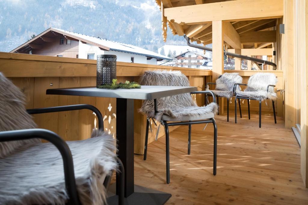 Balkón nebo terasa v ubytování Das Krumerhaus
