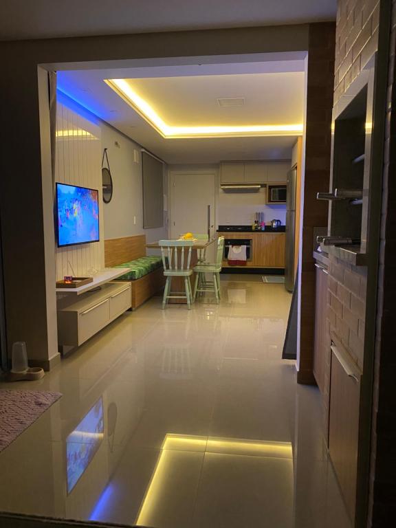 Kuchyň nebo kuchyňský kout v ubytování Residencial ilha d florence