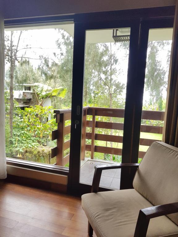 Balkón nebo terasa v ubytování Jiwa Jawa Resort Bromo