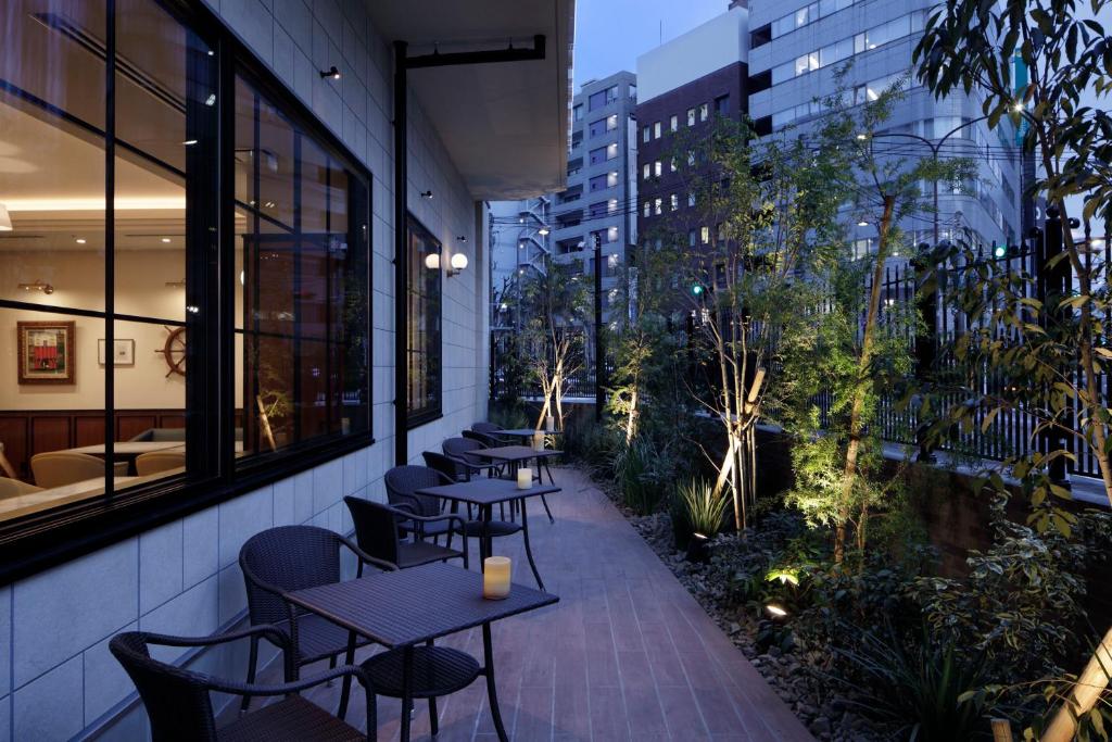 Zahrada ubytování Hotel New Port Yokosuka