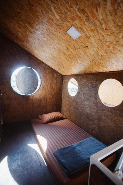 Postel nebo postele na pokoji v ubytování Aether Pai Villa