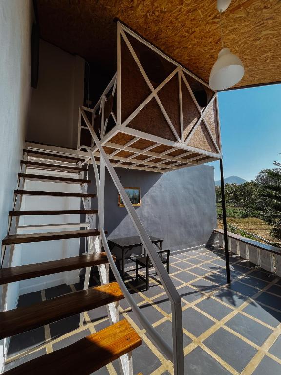 Balkón nebo terasa v ubytování Aether Pai Villa