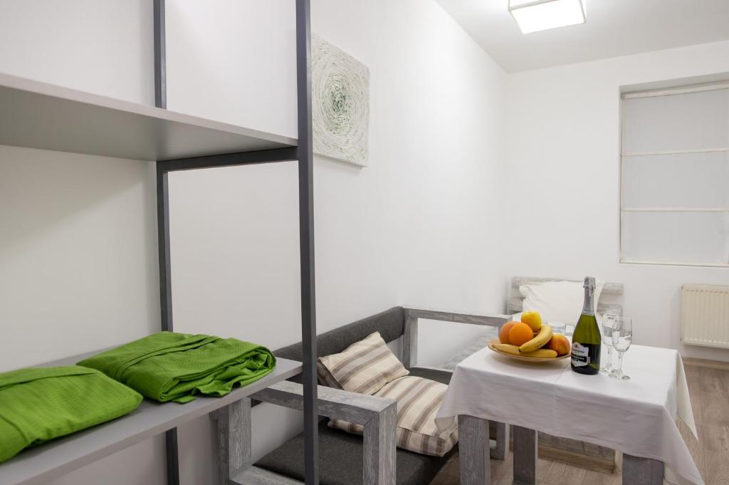 Postel nebo postele na pokoji v ubytování Higina Spa Hotel