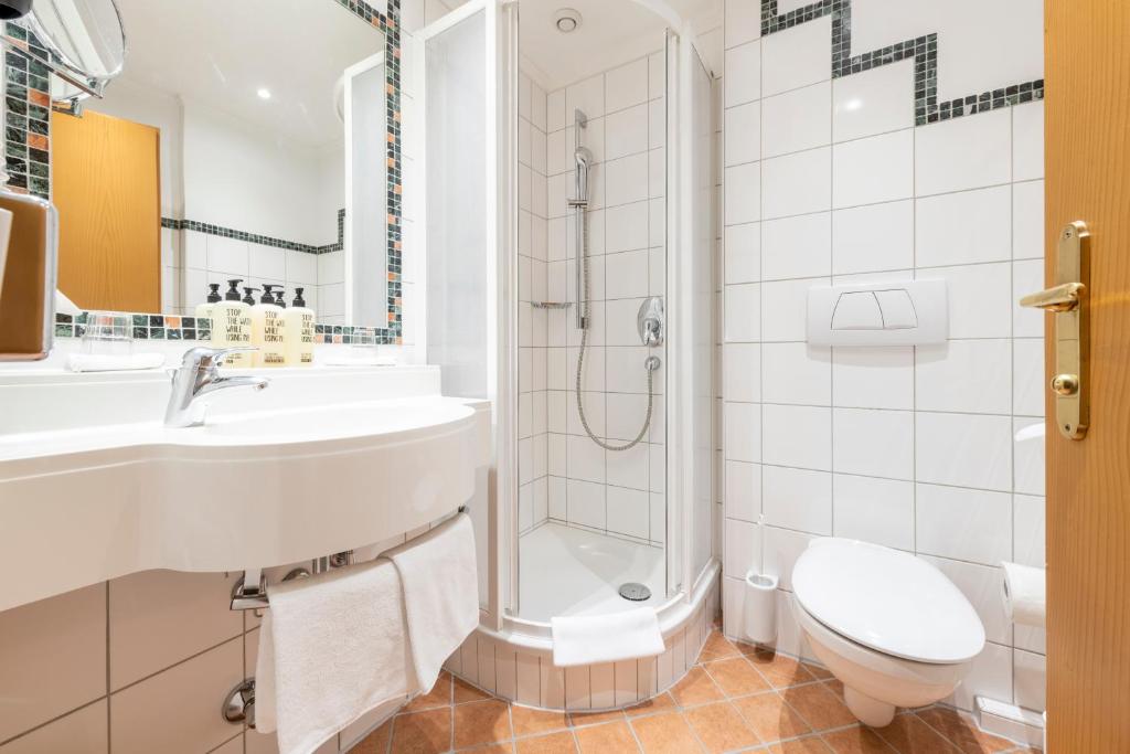 Kúpeľňa v ubytovaní Hotel Jakob