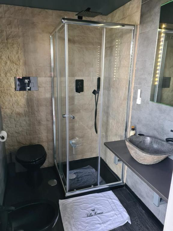 Kúpeľňa v ubytovaní B&B Villa Hermes