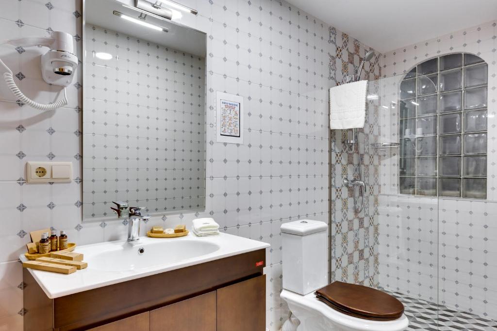 Koupelna v ubytování Mukhrantubani Boutique Hotel