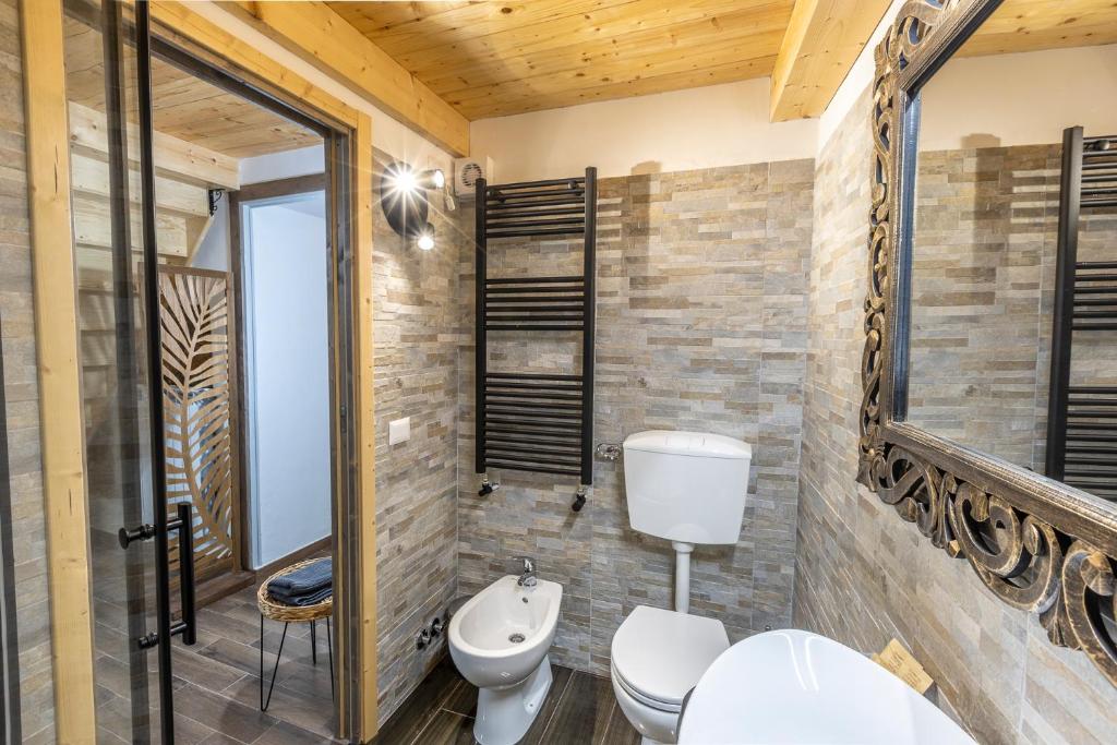 Koupelna v ubytování Casa Ginevra
