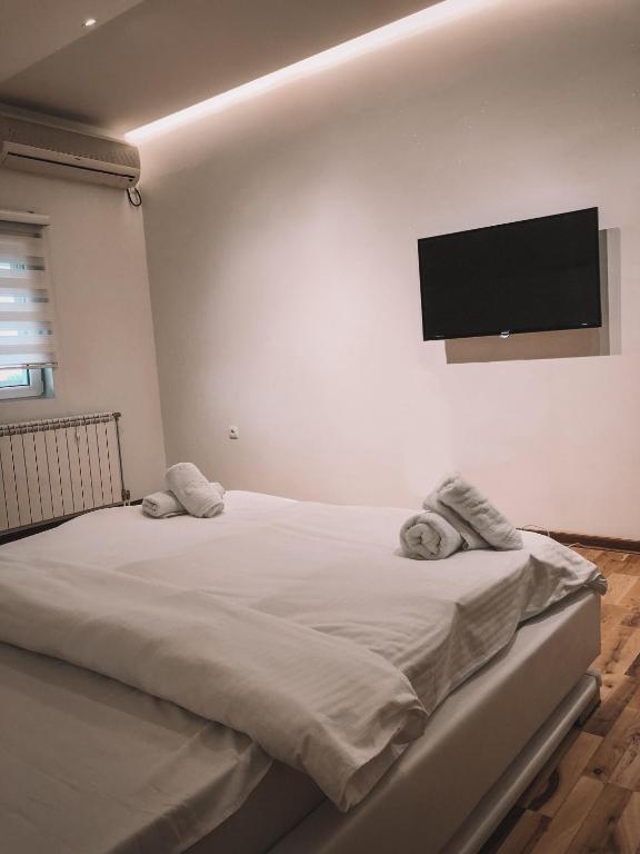 Postel nebo postele na pokoji v ubytování Kengur Resort