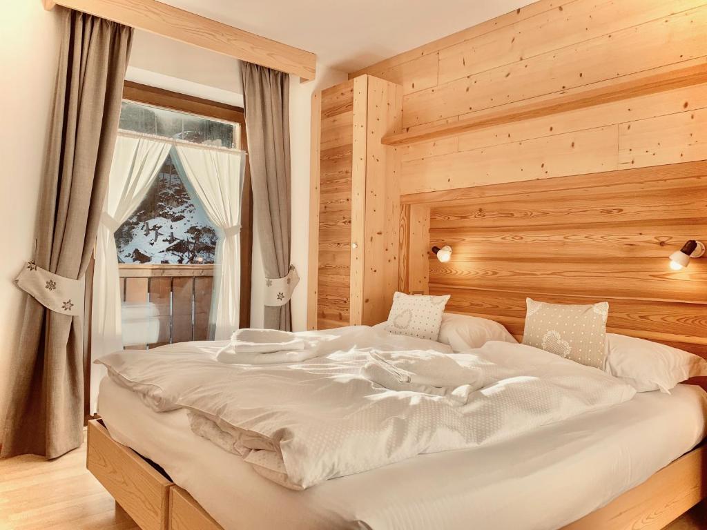 Postel nebo postele na pokoji v ubytování Eurochalet