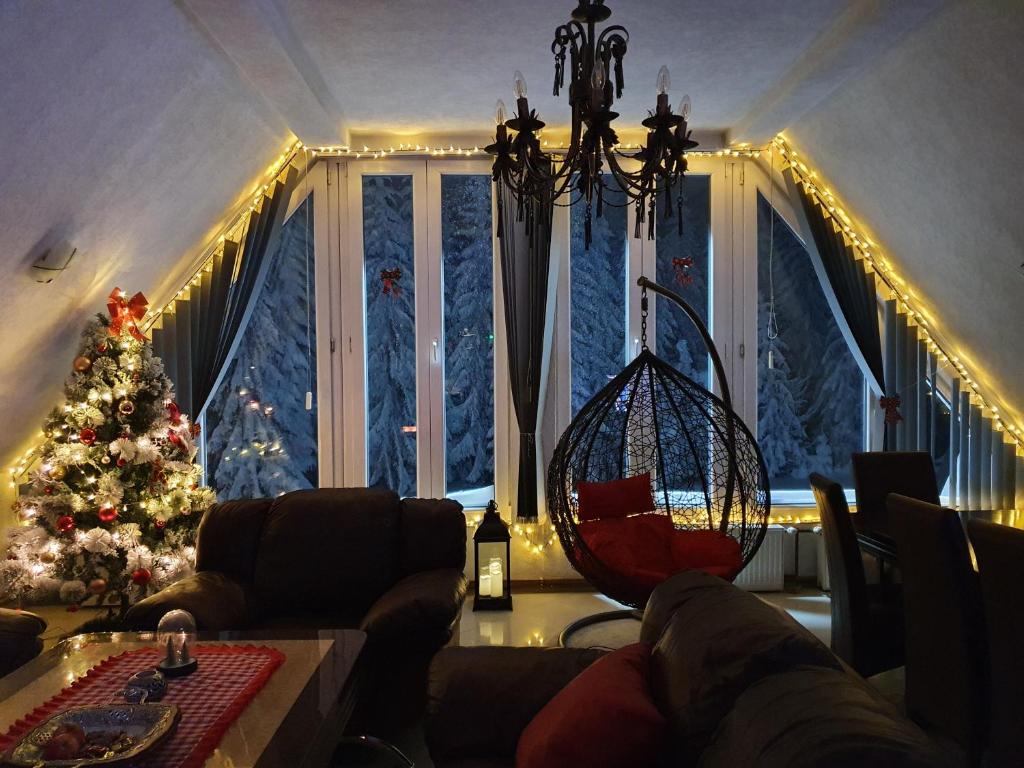 Posezení v ubytování Home Belić Golija