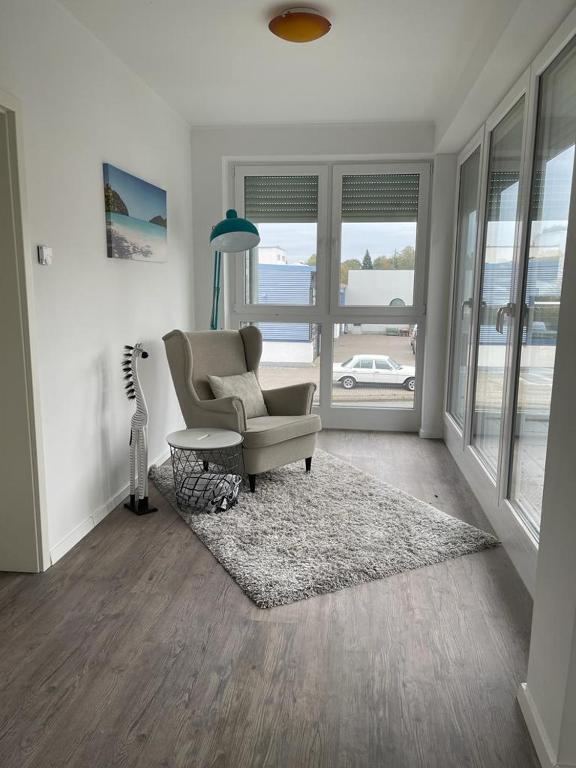 Posezení v ubytování Lux Apartmant 2 Westerstede