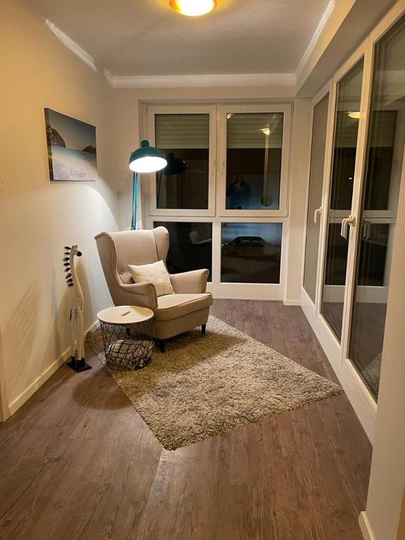 Posezení v ubytování Lux Apartmant 2 Westerstede